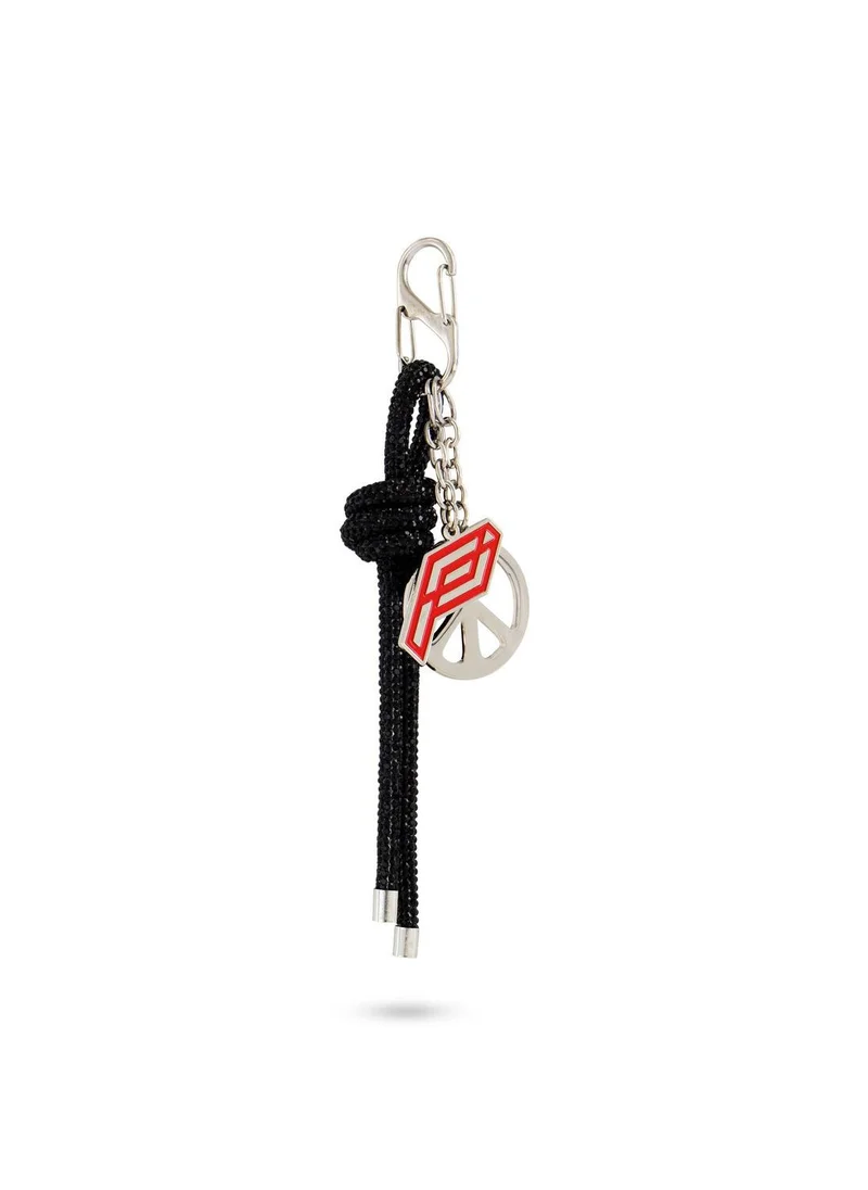 Peace Chain Logo Keychain