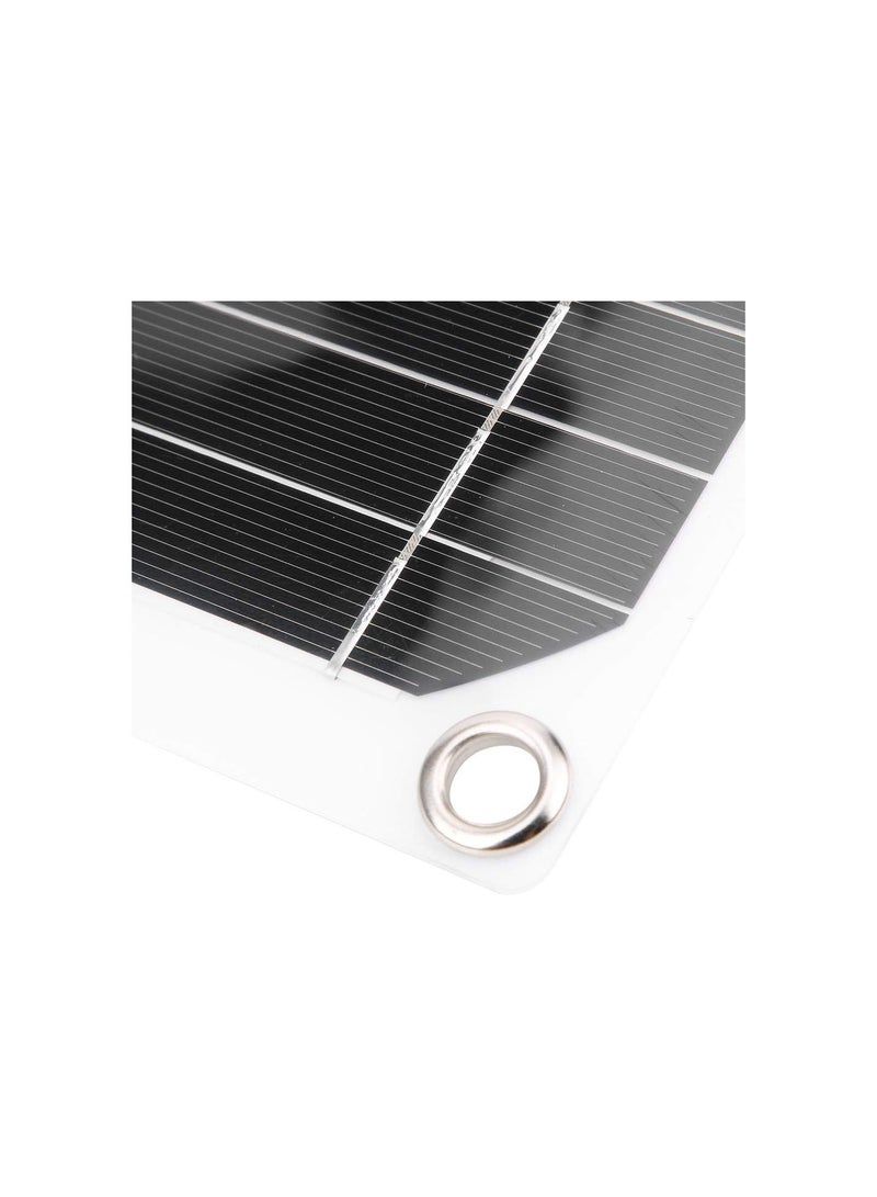 GGOOT Solar Charger,25W 5V Waterproof Portable Solar Power Bank Semiflexible High Efficiency Outdoor Solar Panel Phone Chargers Compatible Most Smart Phones,Tablets,Camera for Climbing,Hiking,Camping  - Image 3