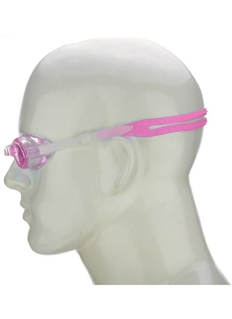 Dolphin DZ-1600 Anti-Fog Swimming Goggles With Ear Plugs, Pink  - Image 4