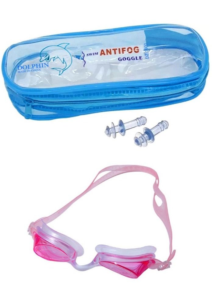 DZ-1600 Anti-Fog Swimming Goggles With Ear Plugs, Pink - pzsku/ZEEC9B05C7AB7BCA9F417Z/45/_/1692196553/a18ba45d-7025-490f-8560-284a81b1c1be