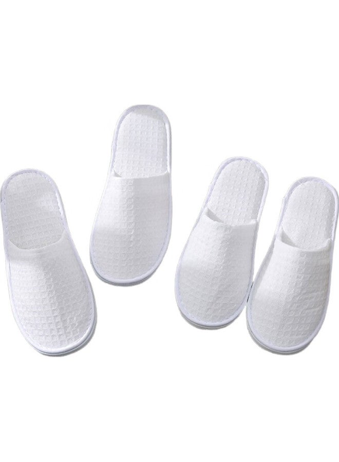 JAJALIN Disposable Slippers For Guests, 5 Pairs, Hotel, Beauty Salon, Non-Slip, Thickened, Portable Floor Slippers - Image 3