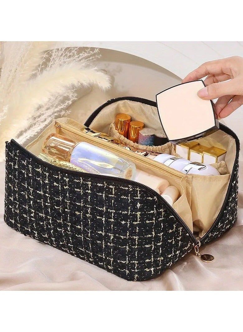 ORiTi Large apaciy Travel Cosmetic Bag Multifunctional Waterproof Portable Makeup Organizer Bag With Handle Ideal for Travel - Image 5