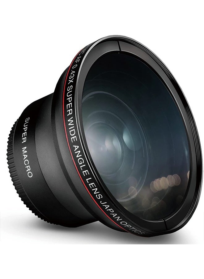 Lightdow 0.43X Wide-Angle and Macro 2-in-1 Auxiliary Lens 55MM  - Image 1