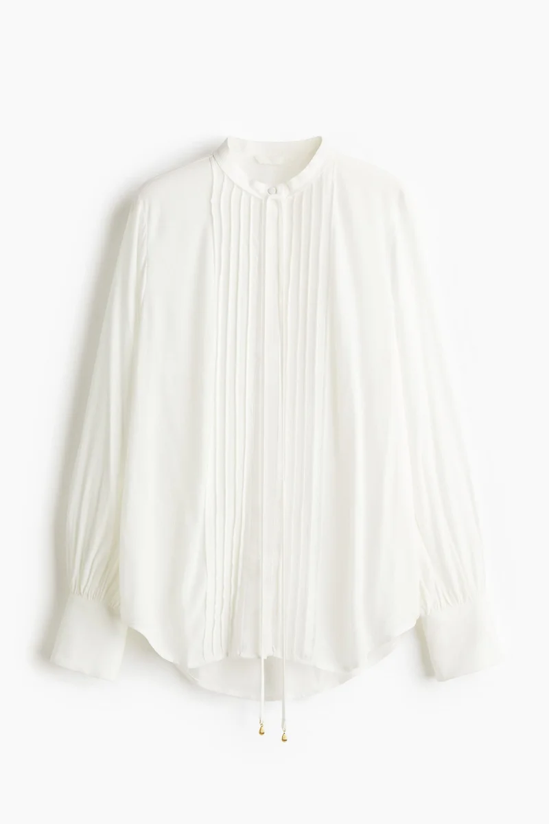 H&M Pintucked blouse