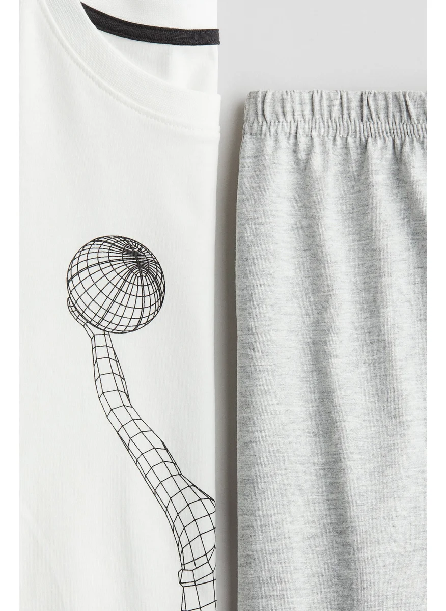 H&M Cotton Jersey Pyjamas