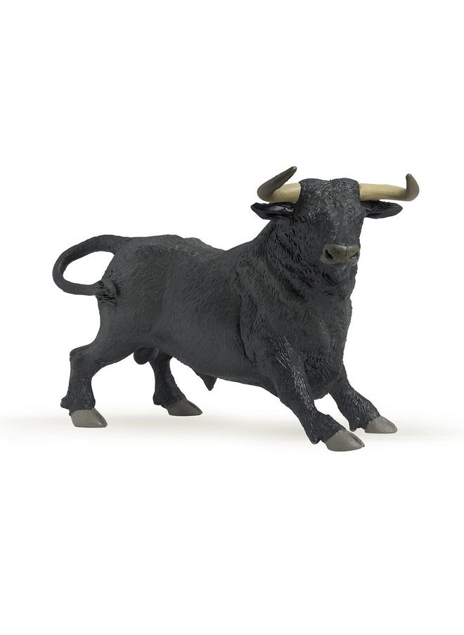 Papo Papo -Hand-Painted - Figurine -Farmyard Friends -Andalusian bull -51050 - Collectible - For Children - Suitable for Boys and Girls - From 3 years old  - Image 1
