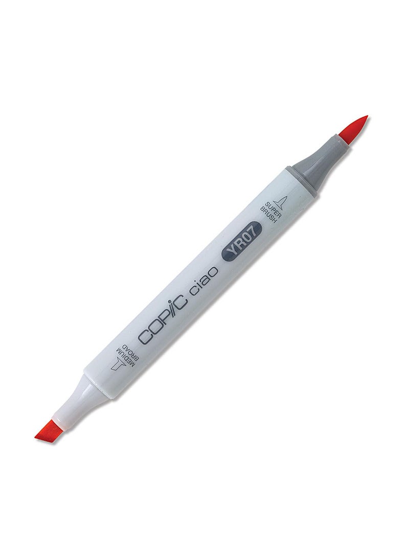 COPIC Copic Markers YR07 Ciao with Replaceable Nib, Cadmium Orange  - Image 1