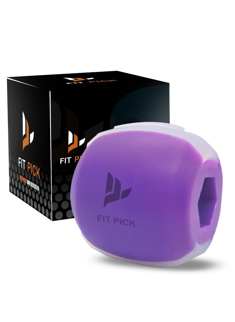 FIT PICK FIT PICK Pro Jawline Exerciser Tool Men&Women,Tones Face,Jaw&Neck,Jaw Exerciser Help Defines Jawline,Jawline Exerciser Helps Reduce Craving Stress Jaw Liner Tools For Men&Women,Jawline Shaper  - Image 1