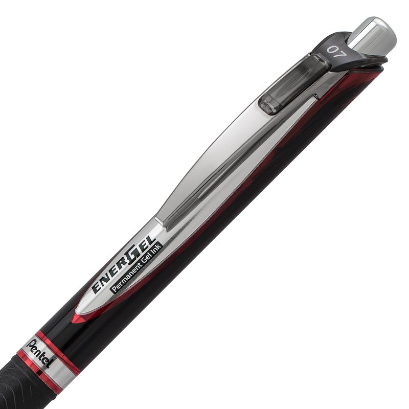 Pentel قلم حبر جل دائم من بنتل إنرجل برو، (0.7 مم) بألوان متنوعة، عبوة 3 قطع (BLP77BP3M) - Image 3