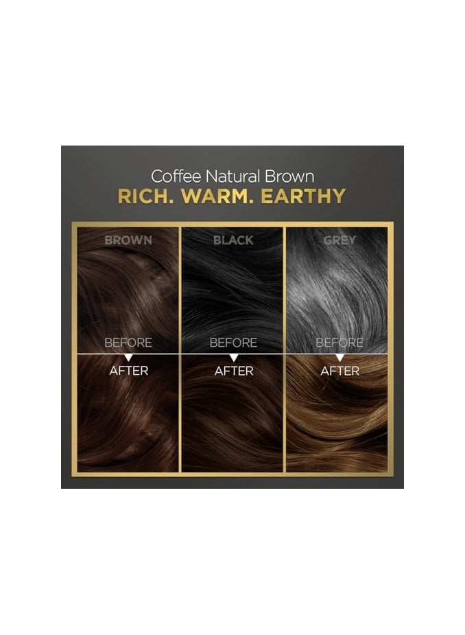BBLUNT Salon Secret High Shine Conditioning Hair Colour With MaliPeptide BondTech™ to reduce breakage | Coffee Natural Brown 4.31 | No Ammonia 100%, Grey Coverage | Long Lasting Colour | Salon at home - Image 5