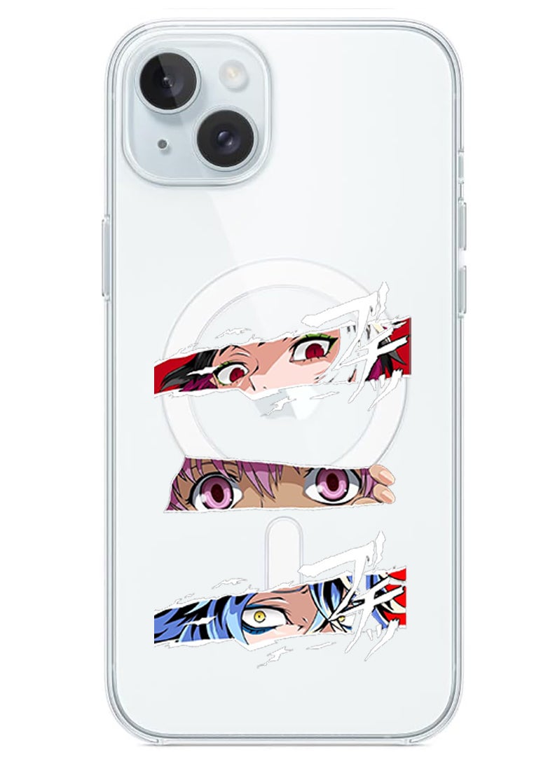 Theodor Magnetic Case for iPhone 15 Plus 6.7-inch Compatible with MagSafe Wireless Charging, Shockproof Phone Bumper Cover anime copy - Image 1