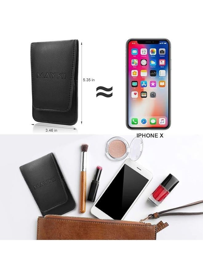 MAYKI Eyebrow Tweezers Set 6 PCS, Professional Stainless Steel Eyebrow Tweezers Kit for Women/Men, Great Precision Tweezers Set for Eyebrow/Facial Hair Removal/Ingrown Hairs/Splinter/Tick Remover by MAYKI - Image 5