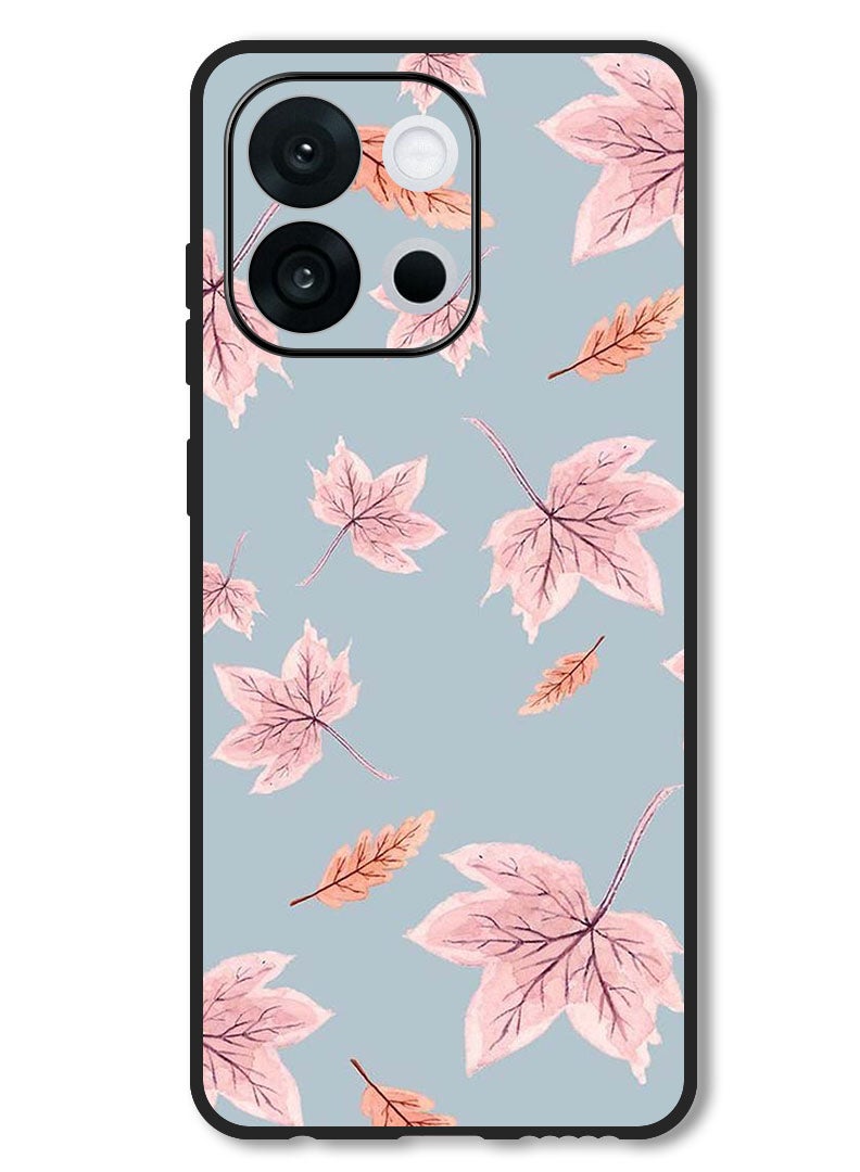 Theodor Case Compatible with OnePlus 13s 6.32 Inch Protection Shockproof Bumper Cover Autum Leaves - Image 1