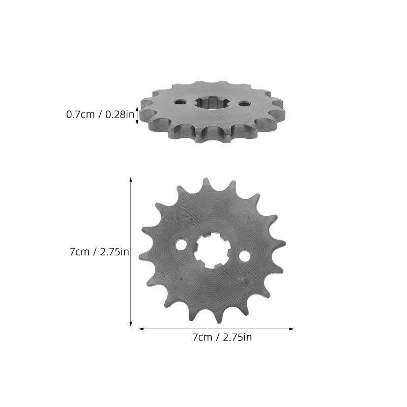 428 16T Motorcycle Front Sprocket 17mm Chain Replacement For ATV Dirt Bike Off Road Use - Image 3