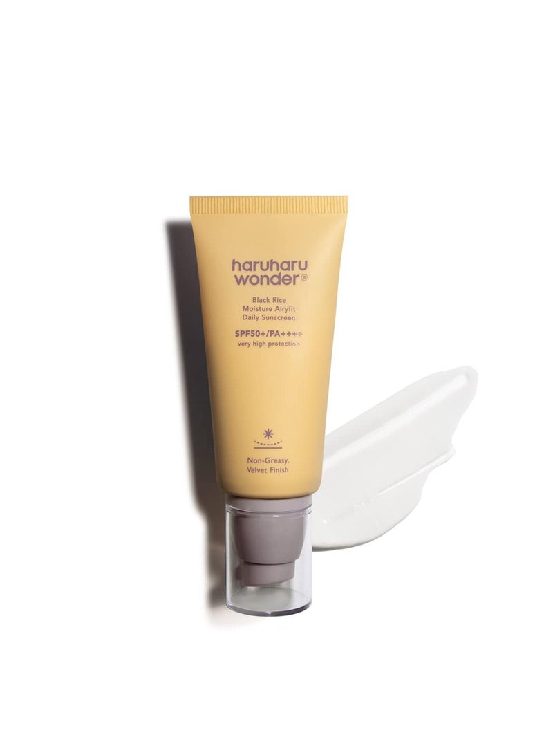 Haruharu Wonder Black Rice Daily Sunscreen 50ml - Image 1