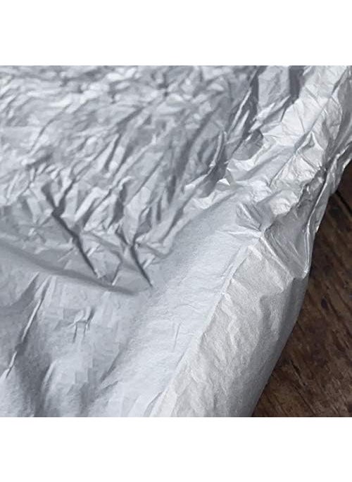 RUSPEPA RUSPEPA Gift Wrapping Tissue Paper  Tissue Paper for Gift Wrap Art Crafts DIY Pack Bags Birthday Wedding and More  15 x 20 inches  480 Sheets  Silver  - Image 4