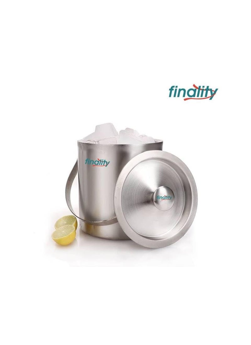 FINALITY finality Double Walled Stainless Steel Insulated Ice Bucket with Lid 1 Liter Keeps Ice Cold for Long Hrs Great bar Tools for Home and bar Accessories Mini bar Wine  - Image 3