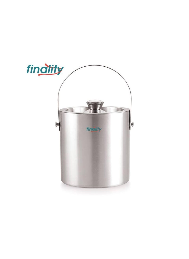 FINALITY finality Double Walled Stainless Steel Insulated Ice Bucket with Lid 1 Liter Keeps Ice Cold for Long Hrs Great bar Tools for Home and bar Accessories Mini bar Wine  - Image 2