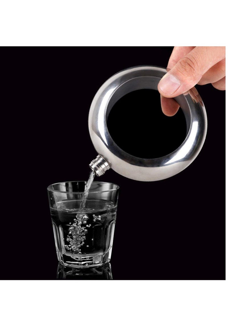 SYOSI Hip Flask Portable Bangle Hip Flask with Crystal Lid for Men Women 3.5 OZ Wrist Hip Flask for Wine Bangle Bangle Hip Flask Gift Colorful - Image 1