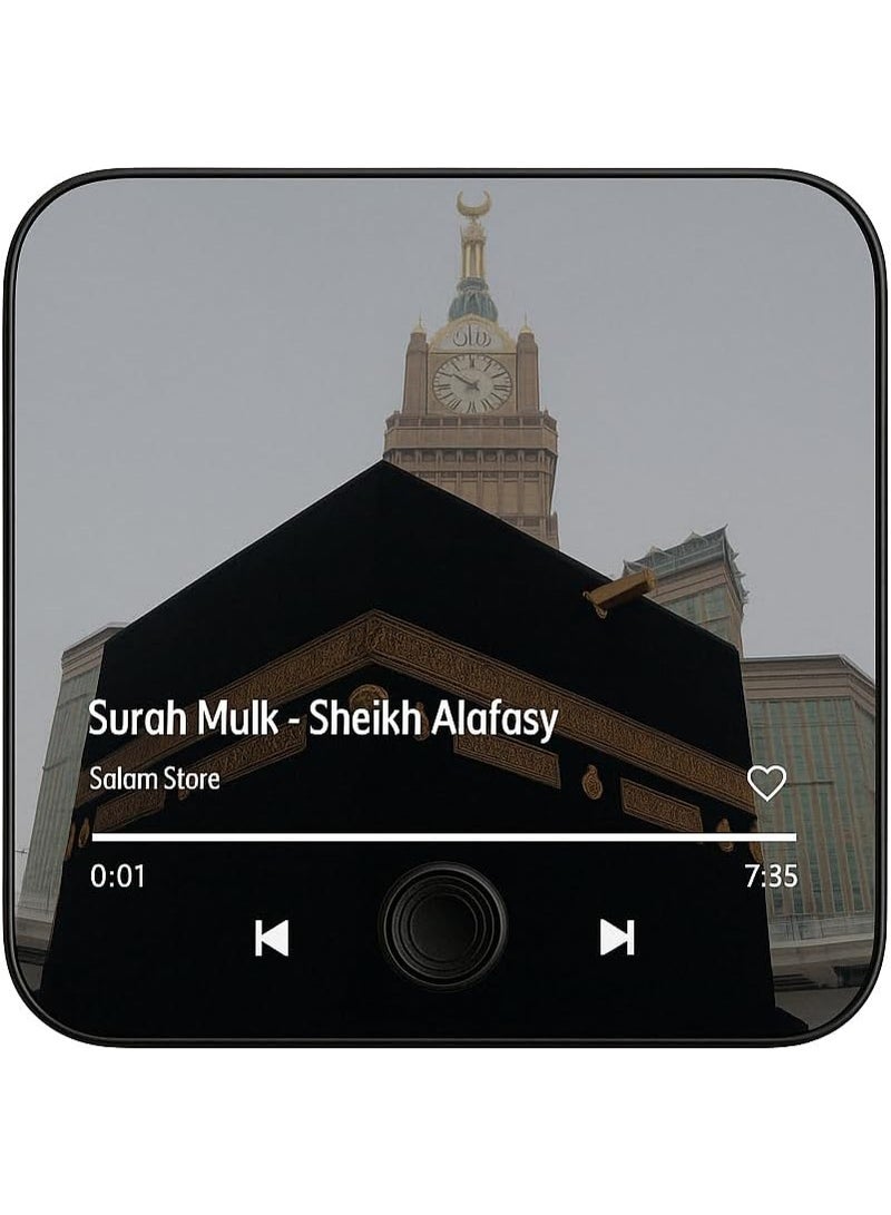 ACLIX Quran Magnet with Built-in Surah Player, 2-in-1 Islamic Gift, Preloaded Surah Mulk Recitation, Rechargeable, Fridge Magnet, Perfect Ramadan & Eid Gift for Muslims - Image 1