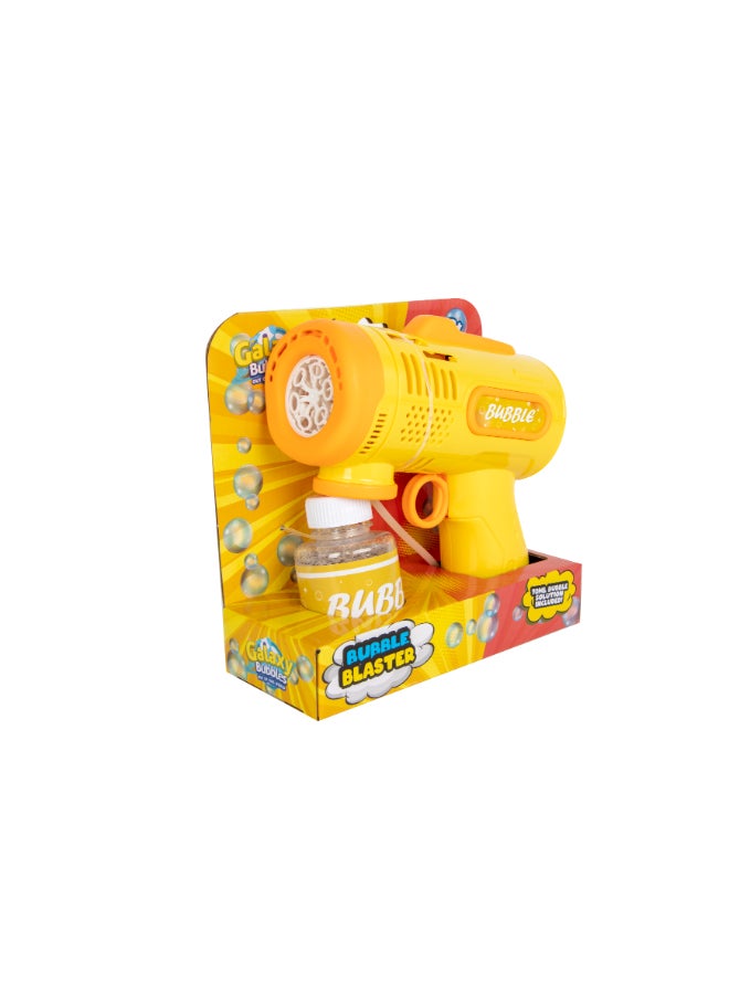 Galaxy Toys,Hole Electric Bubble Gun for Kids -Colour- Yellow - Image 2