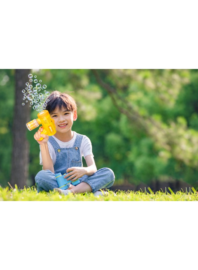 Galaxy Toys,Hole Electric Bubble Gun for Kids -Colour- Yellow - Image 5