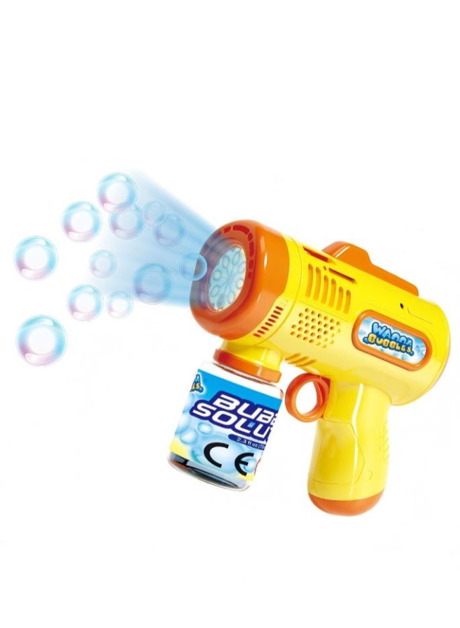 Galaxy Toys,Hole Electric Bubble Gun for Kids -Colour- Yellow - Image 3