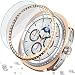 DEALELE 22 Pack Tempered Glass Protective Cover Compatible with Samsung Galaxy Watch 8 Classic 46mm Bling Bezel Ring Protective Case 9H Tempered Glass Screen Protector Rose Gold - Image 2
