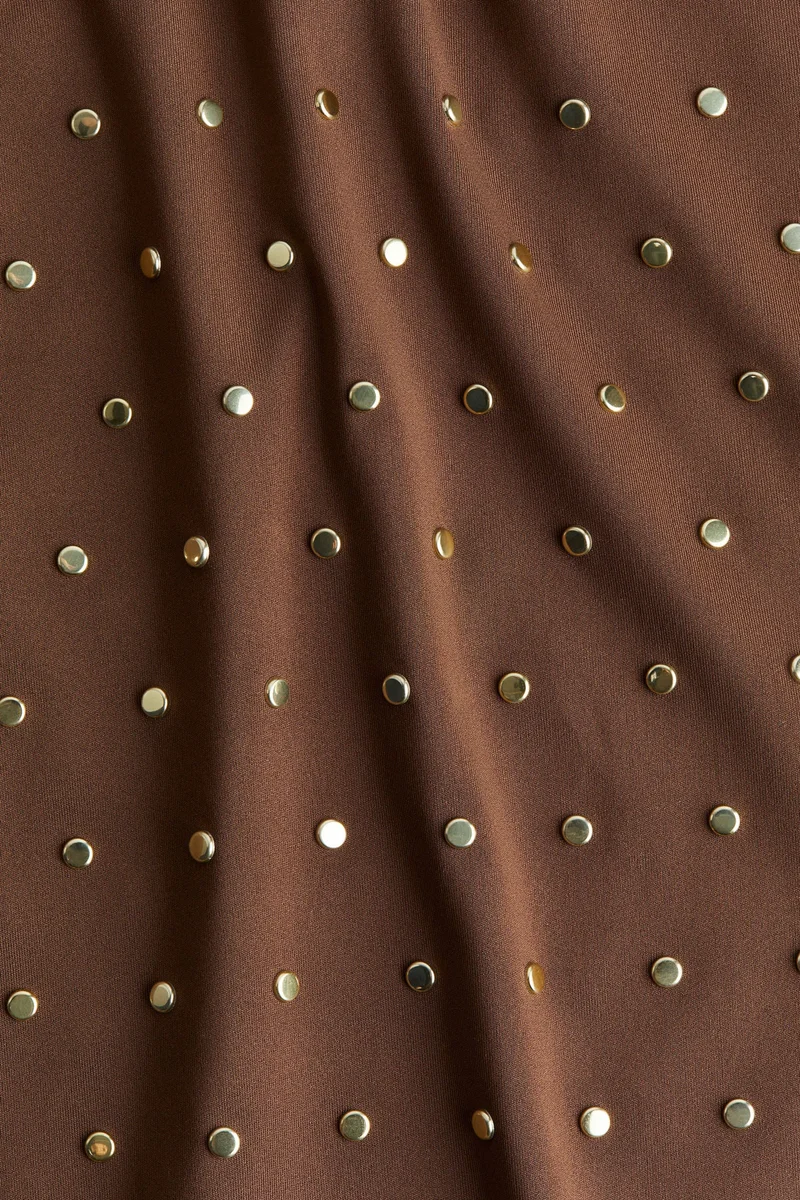 H&M Studded Turtleneck Top