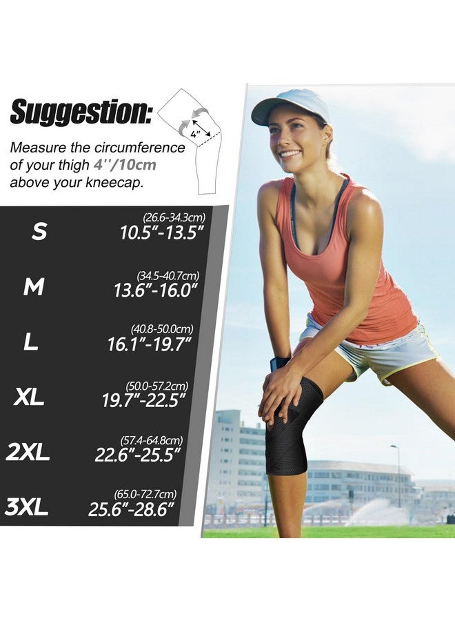 NEENCA Knee Brace for Knee Pain, Compression Knee Support with Air Mesh Fabric, Adjustable Knee Wrap with Side Stabilizers, Ultra-Soft Bandage for Sports, Running, Meniscus Tear, ACL, Arthritis Relief - Image 5