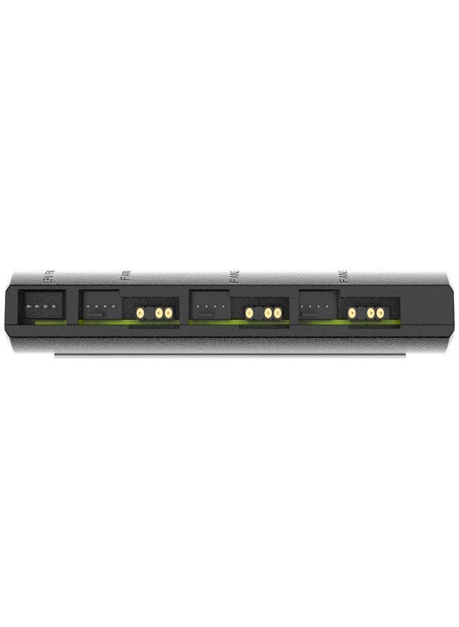 upHere 7-Port 4PIN SATA PWM 5V 3PIN ADDRESSABLE RGB Fan Hub/Splitter for 4-Pin & 3-Pin Case Fans in Black-P7PRGB - Image 4