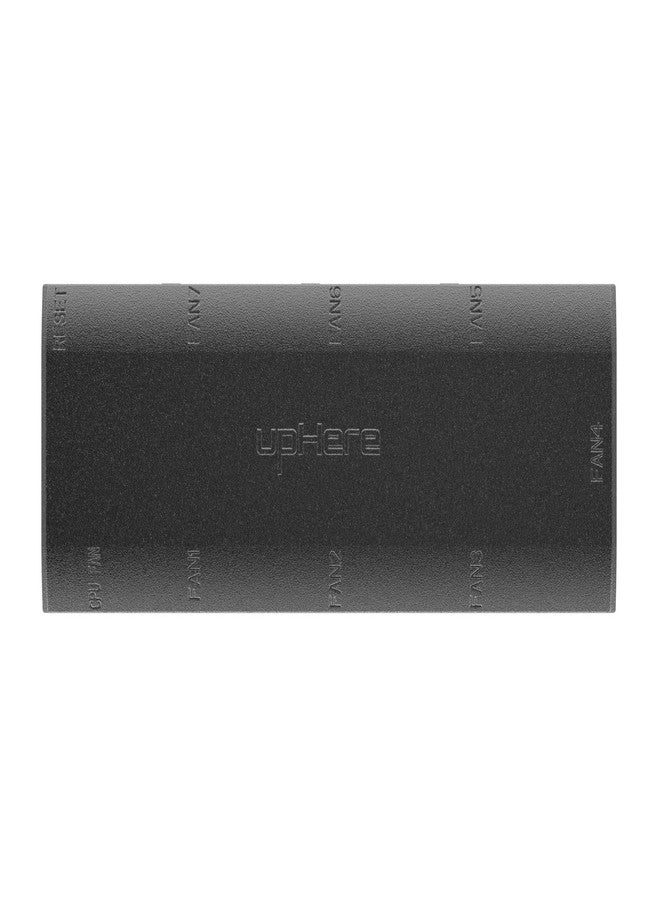 upHere 7-Port 4PIN SATA PWM 5V 3PIN ADDRESSABLE RGB Fan Hub/Splitter for 4-Pin & 3-Pin Case Fans in Black-P7PRGB - Image 2