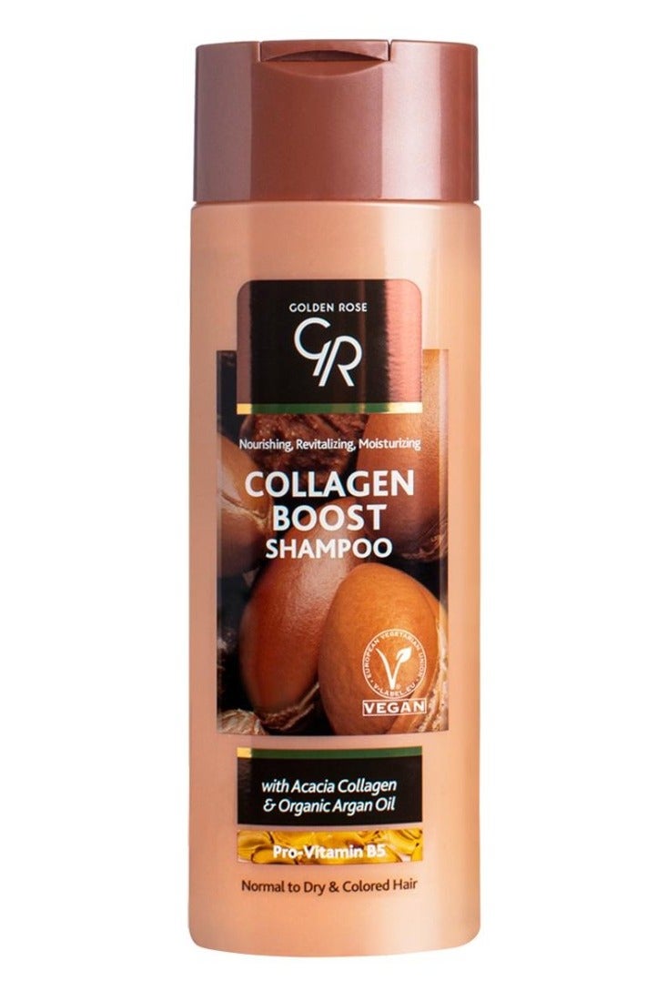 GOLDEN ROSE COLLANGE BOOST SHAMPOO With Acacia Collagen & Organic Aragan Oil