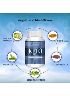 ANC Keto Guru With Garcinia Cambogia Weight Management Natural 60 Tablets For Women And Men (Pack Of 1)  - Image 4