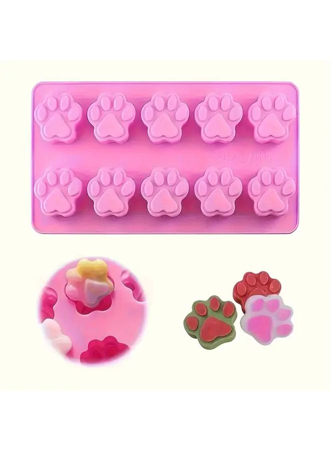 Silicone Bone And Paw Print Baking Set 2 In 1 Multipurpose Kitchen Tool - Image 5