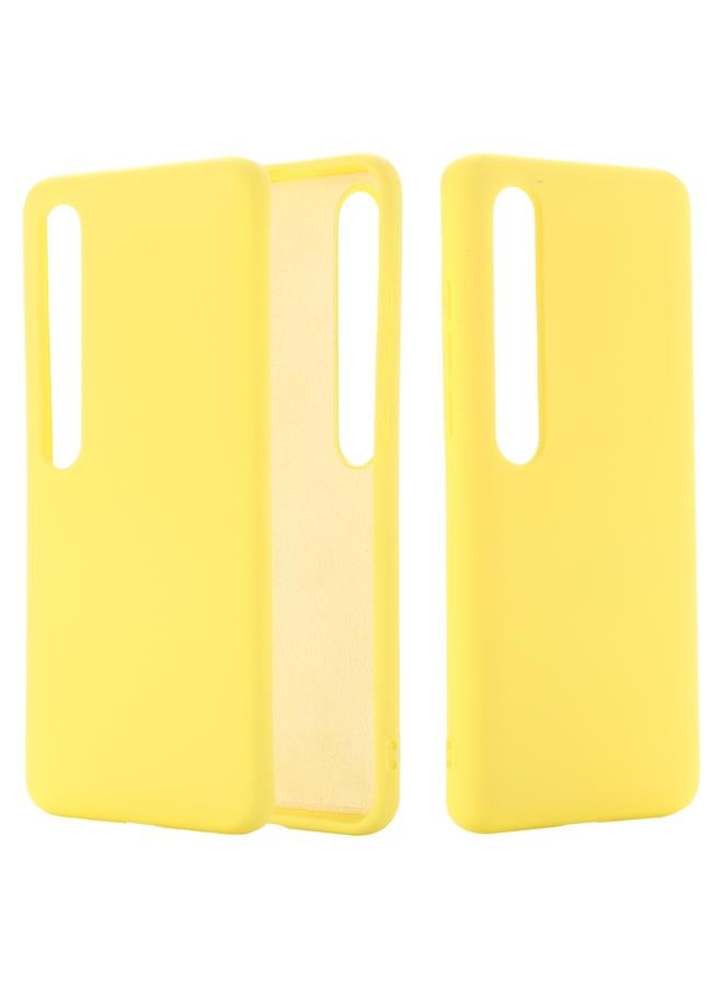 erorex Case For Xiaomi Mi 10 5G Solid Color Liquid Silicone Shockproof Coverage Case - Image 3