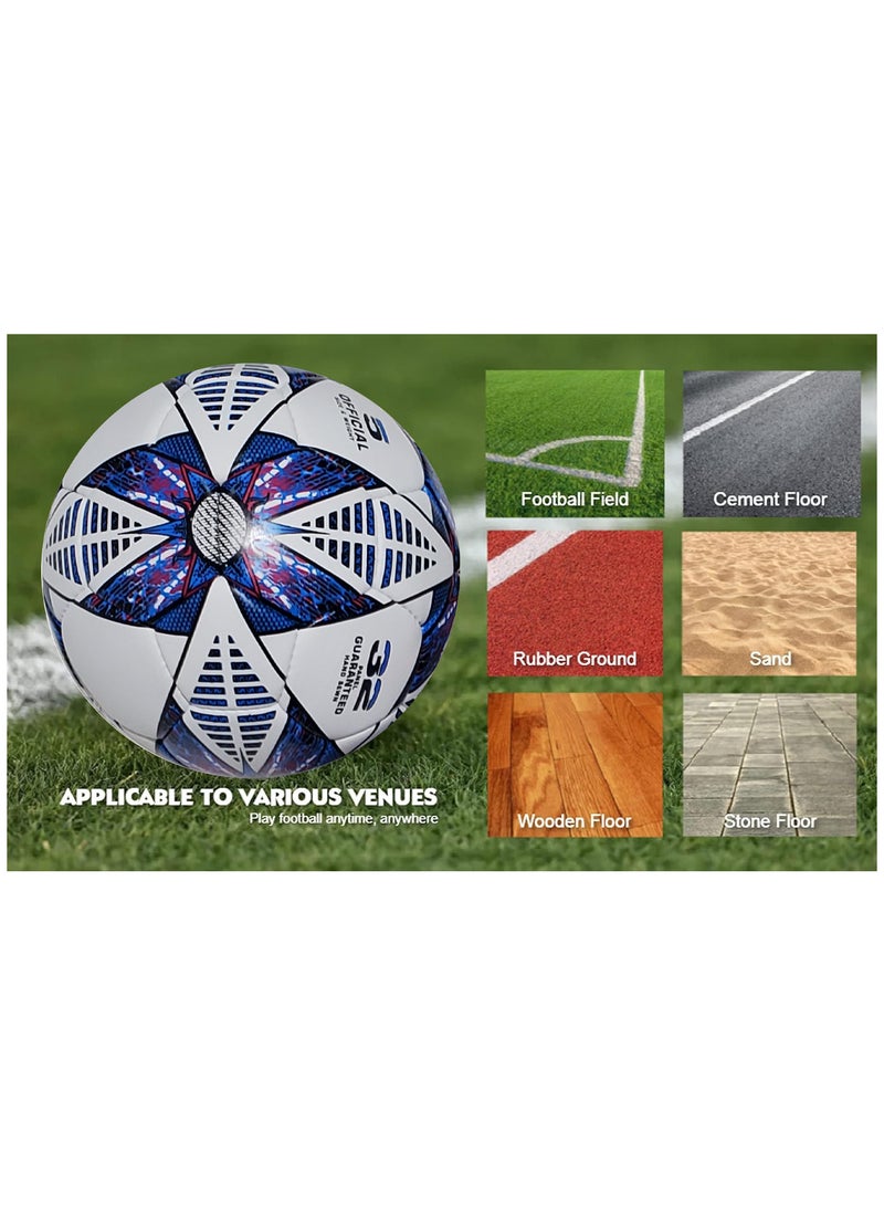 Spall Football Soccer Ball For Matches World Cup Best Indoor/Outdoor Water Proof Ball For Professionl Training And Match Men And Women Youth And Adult - Image 4