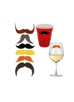 metulip 30 Pcs Wine Glass Charms Lip Mustache Cat Wine Charms Silicone Drink Markers For Bar Party Martinis Cocktail Champagne Stem Glasses  - Image 5