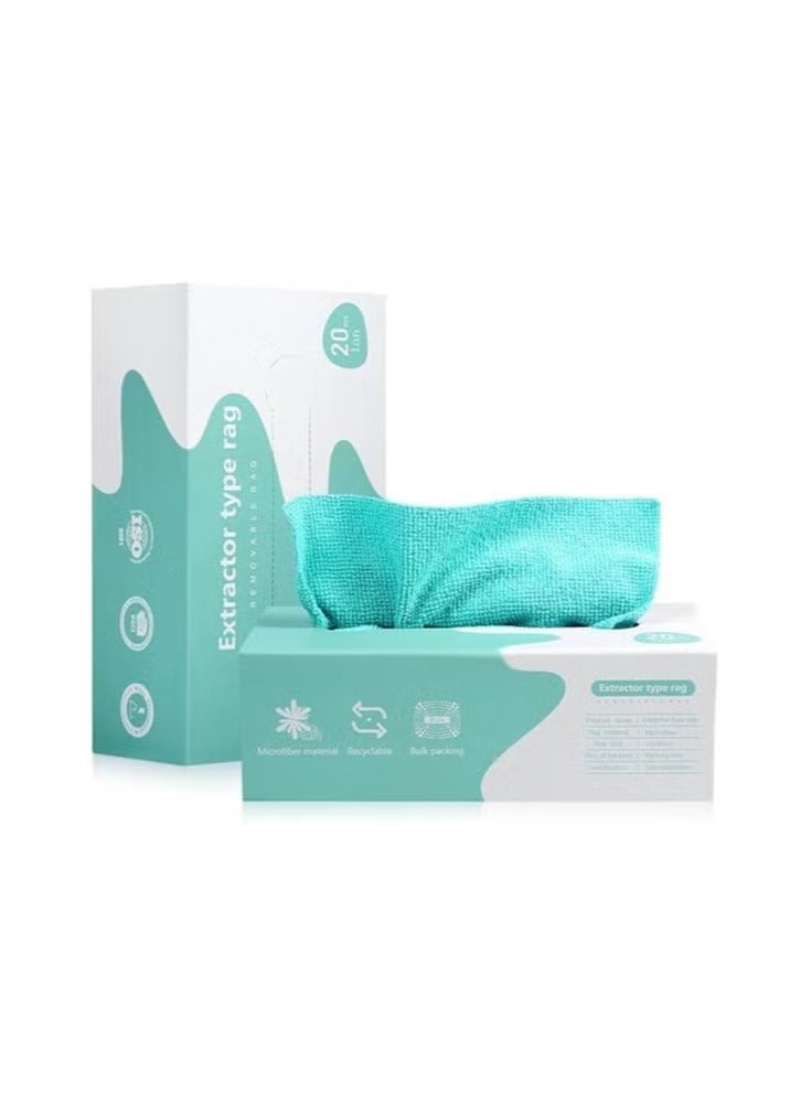 Hello Reusable Microfiber Cleaning and Drying Wipes with Dispenser in a Box (20 Count) - Image 2