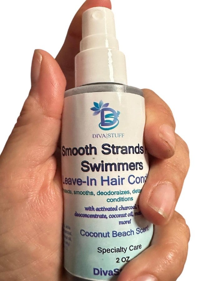 Diva Stuff Smooth Strands For Swimmers, Leave In Hair Conditioner That Protects, Smooths, Detangles and Repairs Hair, 3 Pack - Image 4