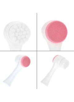 Goolsky 1pc Silicone Face Wash Brush Double Side Manual Cleansing Brush Face Massage Brush Color Random  - Image 5