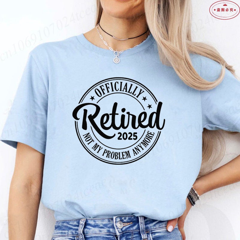 Funny Retirement T-Shirt For Women Fashionteacher Retired Es - Image 1