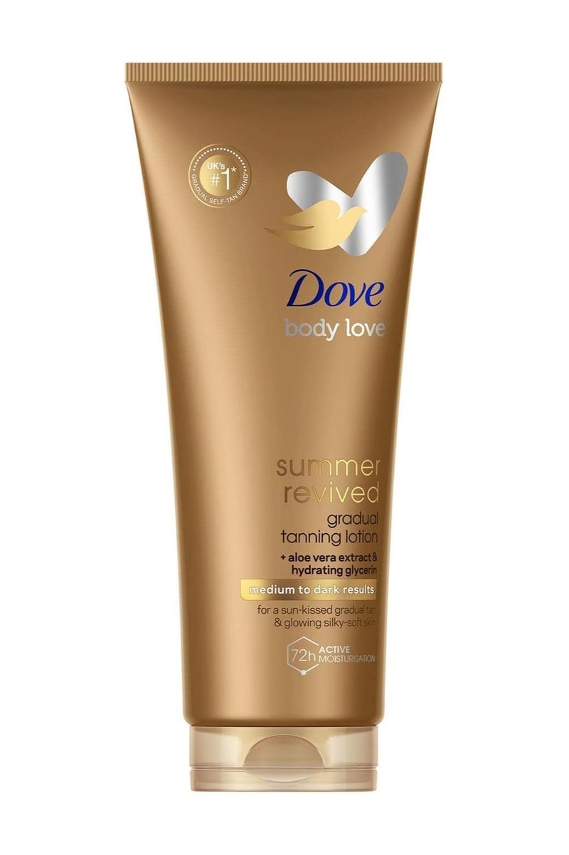 Dove Dermaspa Summer Revived Medium To Dark Gradual Self Tan 200ml