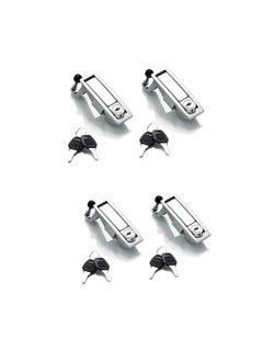 Y&D Compression Latch Lock, 4PCS Trigger Zinc Alloy Adjustable Lever Hand Operated with Raised Trigger, Flush  - Image 1
