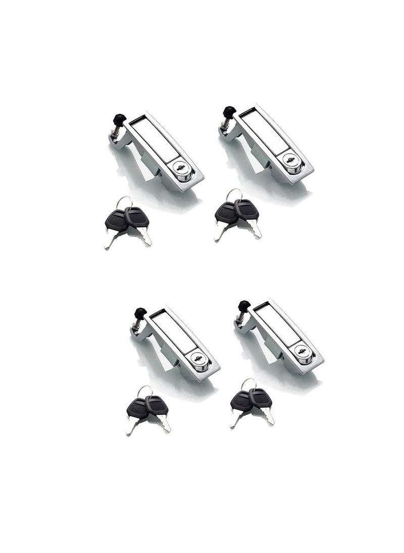 Y&D - Compression Latch Lock, 4PCS Trigger Zinc Alloy Adjustable Lever Hand Operated with Raised Trigger, Flush - Image 1
