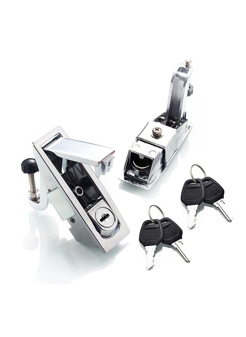 Y&D - Compression Latch Lock, 4PCS Trigger Zinc Alloy Adjustable Lever Hand Operated with Raised Trigger, Flush - Image 1
