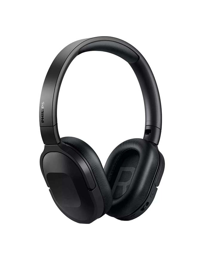 Slim & Lightweight Bluetooth Wireless Over Ear Headphones with Active Noise Cancellation, 30 Hrs Playtime & Multipoint Pairing with mic Black - Image 1