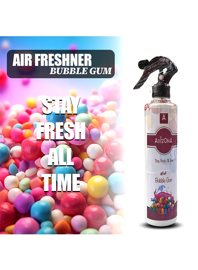 MR.SMART Arizona Bubble Gum Air Freshener Spray, 450ml, 6-in-1 Action, Essential Oil-Inspired - Image 2