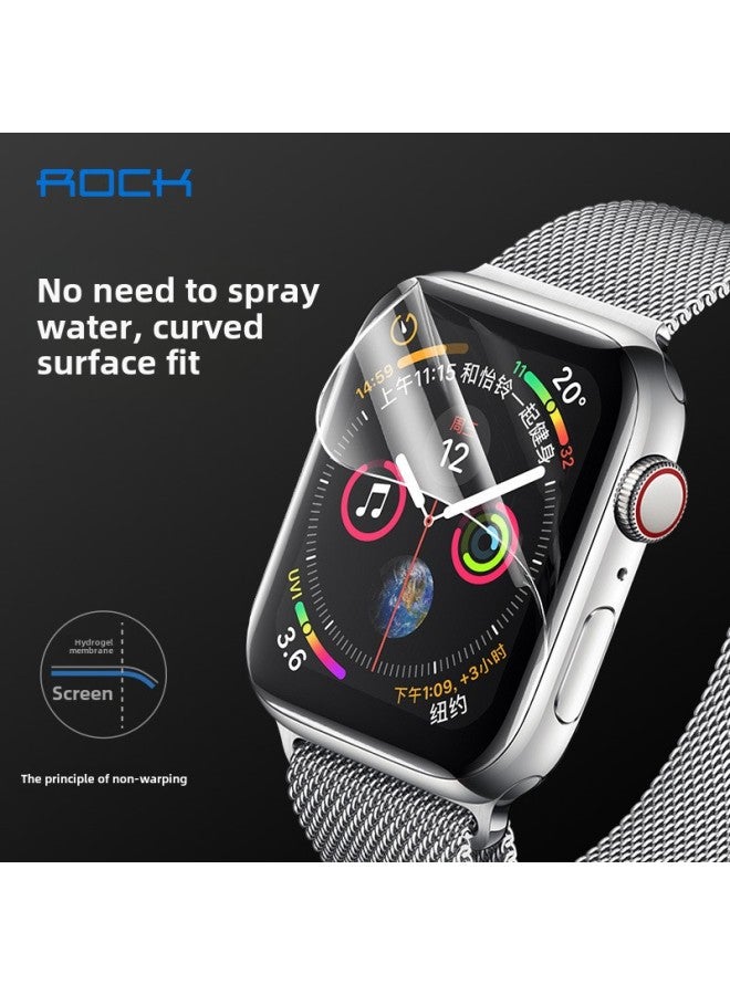 ROCK Watch1/2/3/4/5/6/7/8/9/10 HD High Permeability Anti-Fingerprint 2-Piece Watch Hydraulic Film-Color:44mm/45mm Two-piece-Dimensions:Default - Image 4