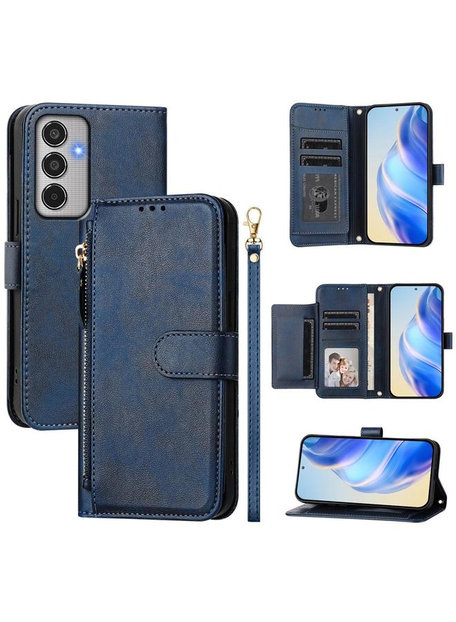 S-TOP Case For Samsung Galaxy M35 5G Multi-Card Slots Zipper Wallet Leather Phone Case - Image 1